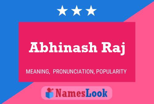 ملصق اسم Abhinash Raj