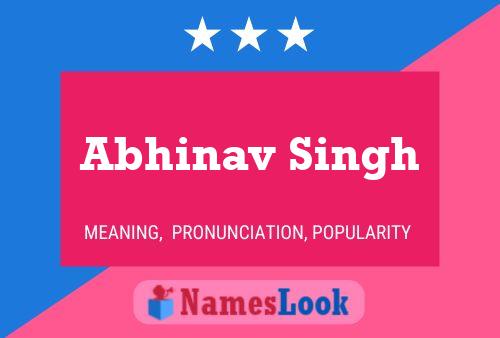 ملصق اسم Abhinav Singh