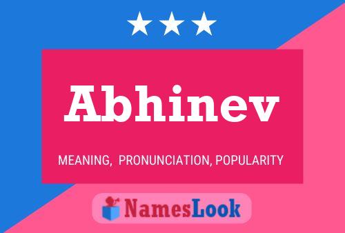 ملصق اسم Abhinev