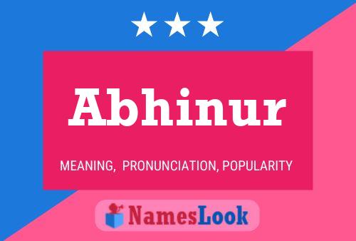 ملصق اسم Abhinur