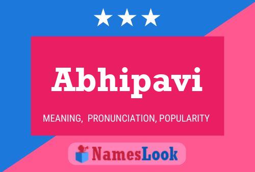 ملصق اسم Abhipavi