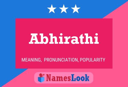 ملصق اسم Abhirathi