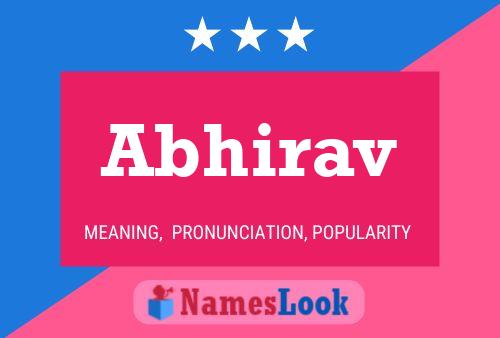 ملصق اسم Abhirav