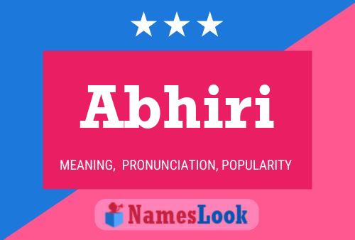 ملصق اسم Abhiri