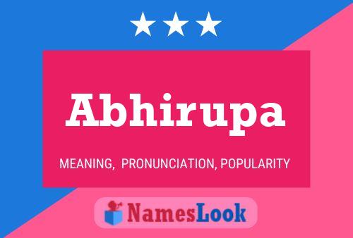 ملصق اسم Abhirupa