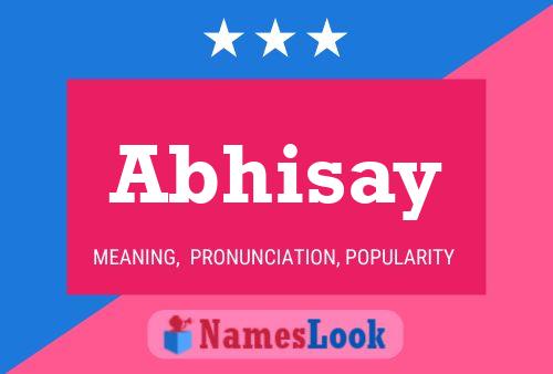 ملصق اسم Abhisay