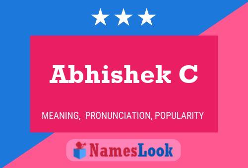 ملصق اسم Abhishek C