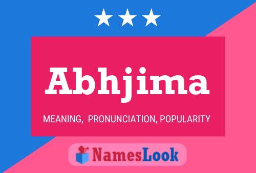 ملصق اسم Abhjima