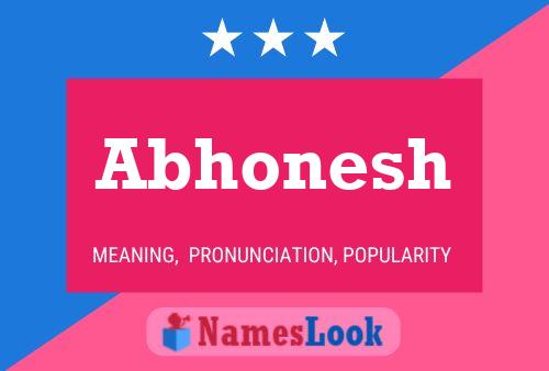 ملصق اسم Abhonesh