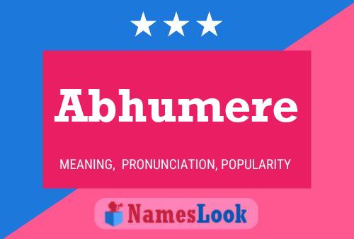 ملصق اسم Abhumere