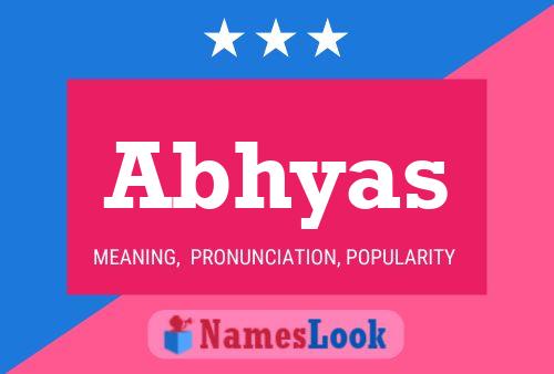 ملصق اسم Abhyas