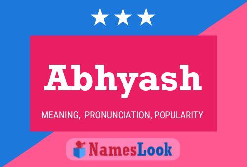 ملصق اسم Abhyash