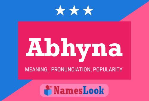 ملصق اسم Abhyna