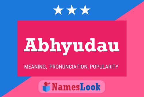 ملصق اسم Abhyudau