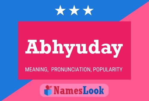 ملصق اسم Abhyuday