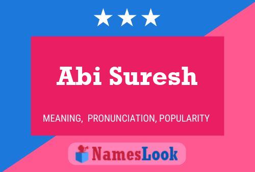 ملصق اسم Abi Suresh