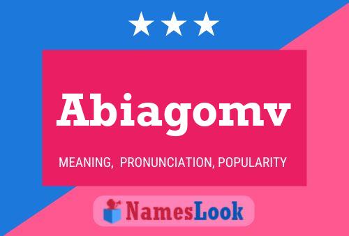 ملصق اسم Abiagomv