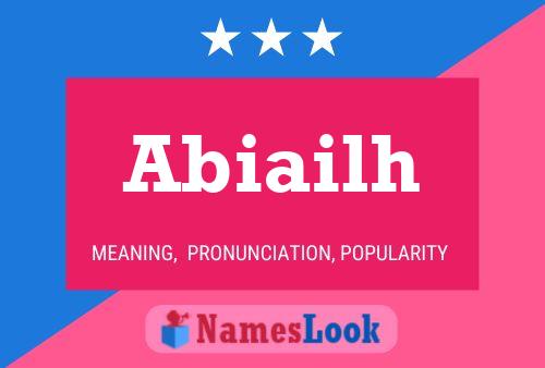 ملصق اسم Abiailh