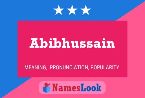 ملصق اسم Abibhussain