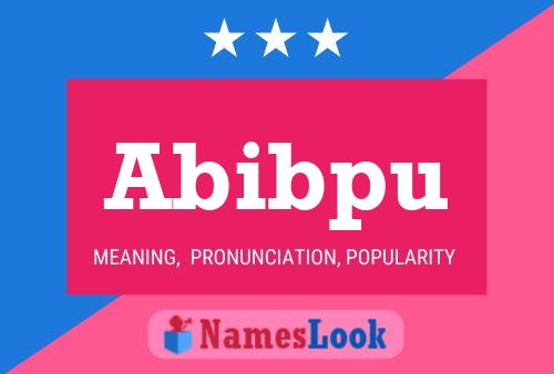 ملصق اسم Abibpu