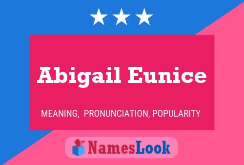 ملصق اسم Abigail Eunice