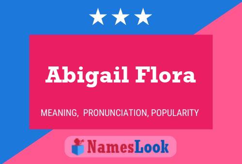 ملصق اسم Abigail Flora