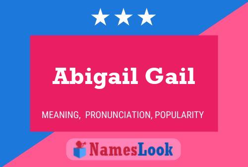 ملصق اسم Abigail Gail