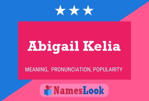 ملصق اسم Abigail Kelia