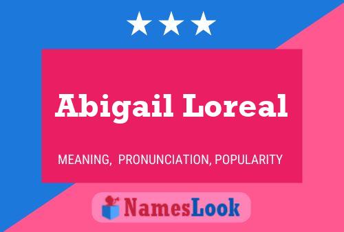 ملصق اسم Abigail Loreal