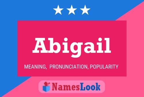 ملصق اسم Abigail