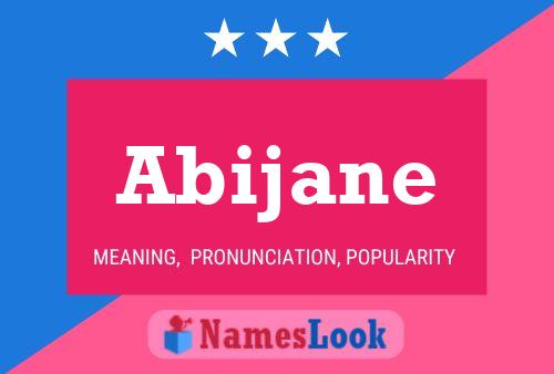 ملصق اسم Abijane