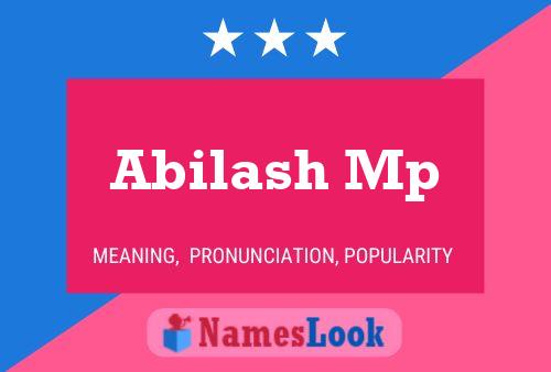 ملصق اسم Abilash Mp