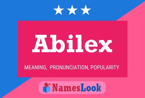 ملصق اسم Abilex