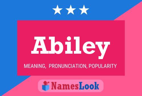 ملصق اسم Abiley