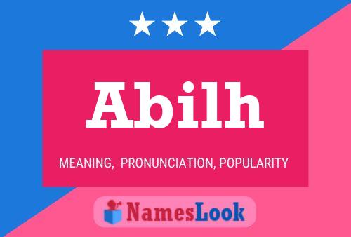 ملصق اسم Abilh