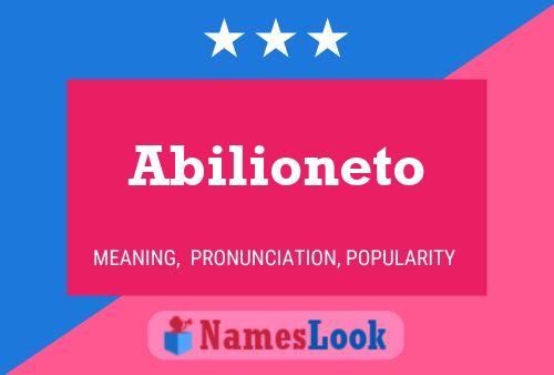 ملصق اسم Abilioneto