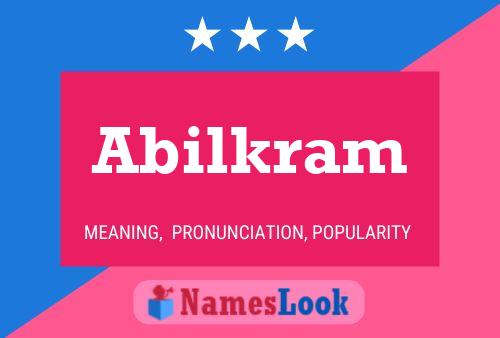 ملصق اسم Abilkram