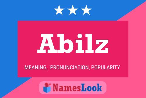 ملصق اسم Abilz