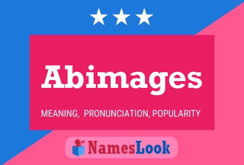 ملصق اسم Abimages