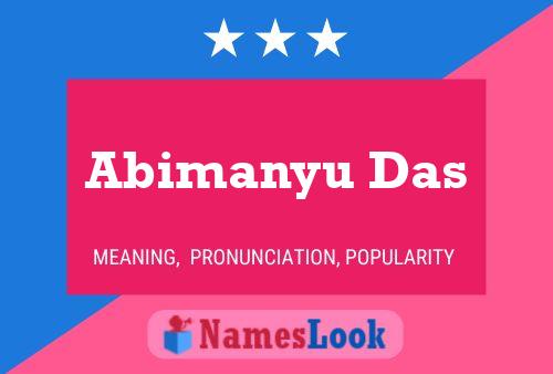 ملصق اسم Abimanyu Das