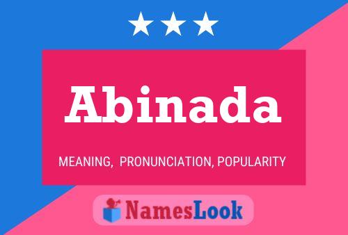 ملصق اسم Abinada