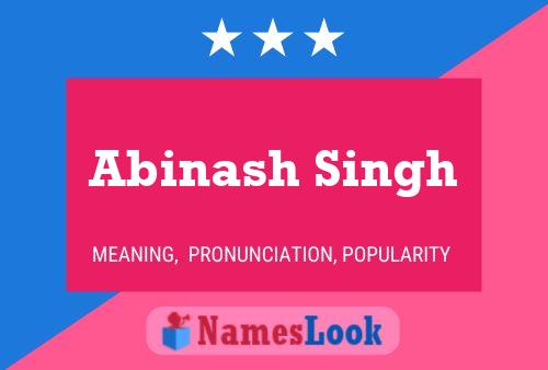 ملصق اسم Abinash Singh