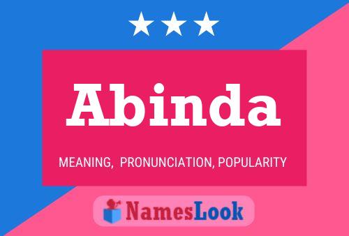 ملصق اسم Abinda