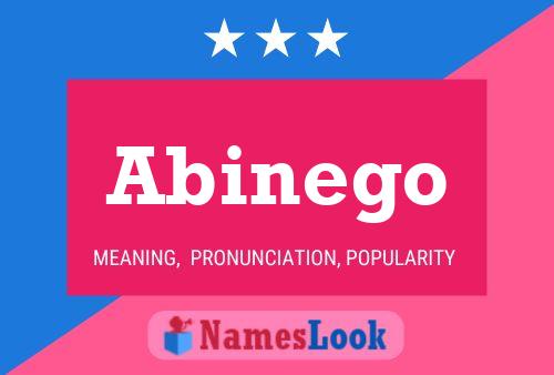 ملصق اسم Abinego