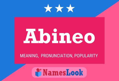 ملصق اسم Abineo