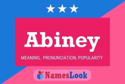 ملصق اسم Abiney