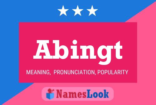 ملصق اسم Abingt