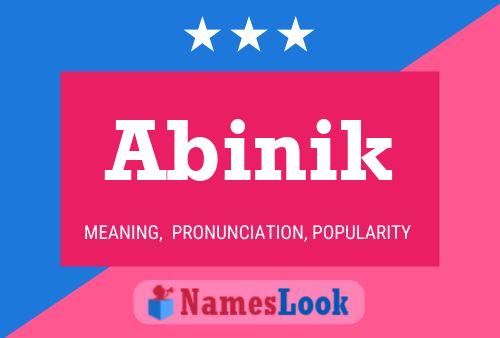 ملصق اسم Abinik