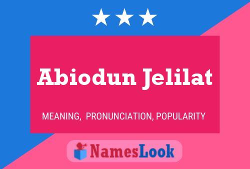 ملصق اسم Abiodun Jelilat