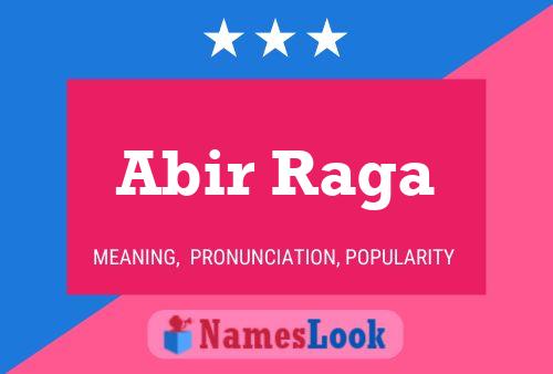 ملصق اسم Abir Raga